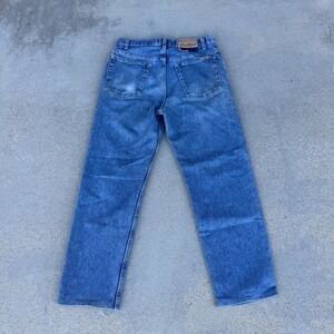 Levi Strauss Signature Jeans Men's Size 31x26 Blue Denim Relaxed Fit Light Wash